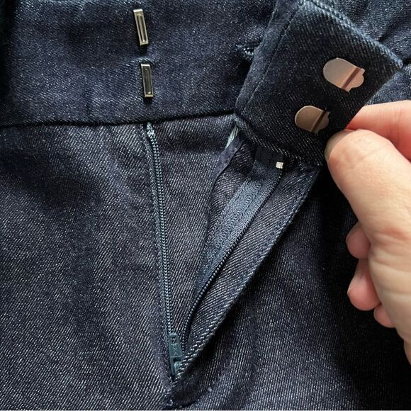 By Anthropologie The Essential Crop Flare Pants Jeans Women's size 8 - Picture 5 of 8